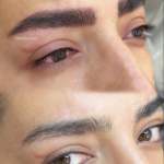 میکروبلیدینگ ابرو و خط چشم